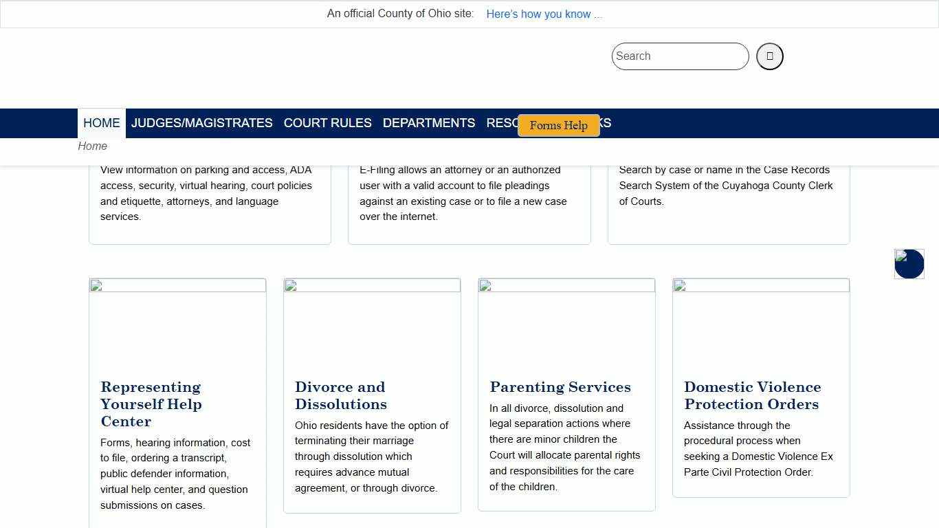 Cuyahoga County Domestic Relations Court